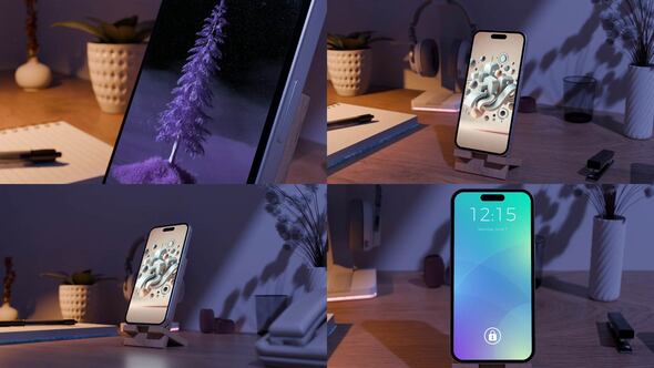 Videohive Office Phone 16 Mockups