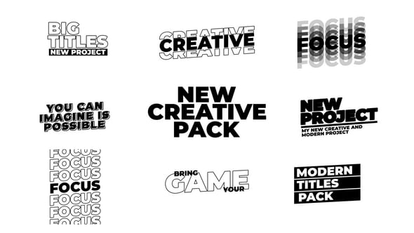 Videohive Dynamic Titles | AE