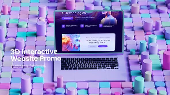Videohive 3D Website Mockup Promo