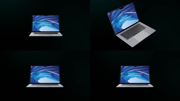 Videohive 4k laptop Mocup Alpha channel 02