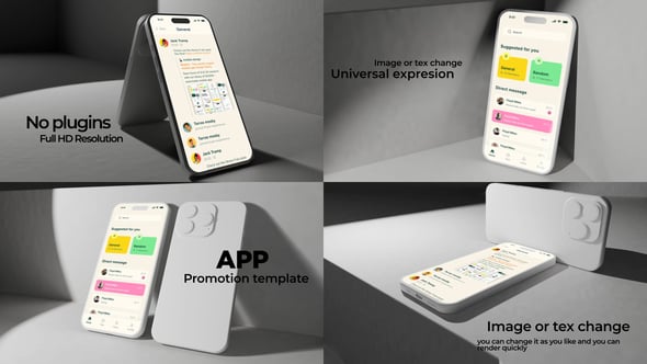 Videohive Phone Mockups App Promo Presentation