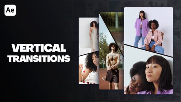 Videohive Stylish Vertical Transitions