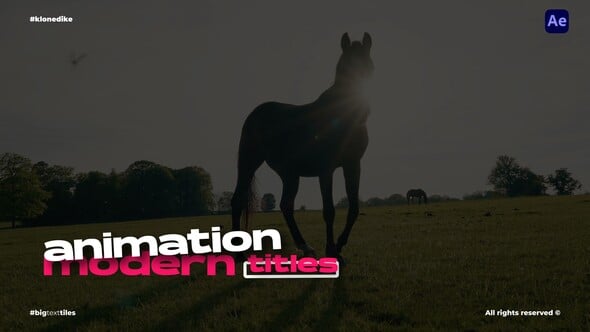 Videohive Big Text Titles
