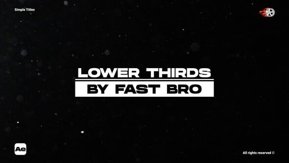 Videohive Simple Titles 56438705
