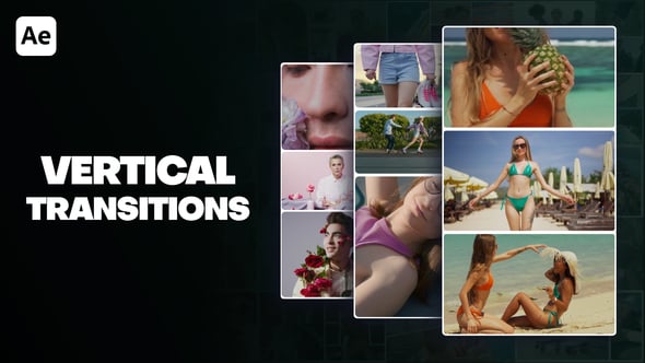 Videohive Elegant Vertical Transition