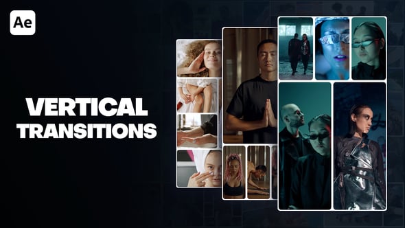 Videohive Modern Vertical Transitions