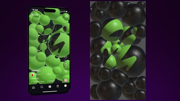 Videohive Balloons Logo reveal