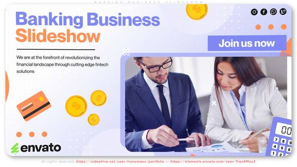 Videohive Banking Business Slideshow