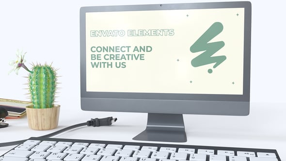 Videohive Cable Connection Logo Reveal