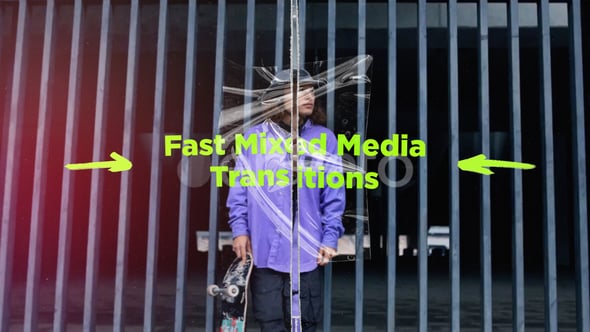 Videohive Fast Mixed Media Transitions