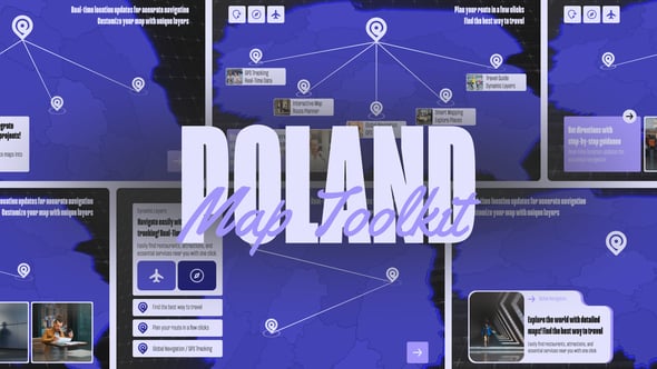 Videohive Dynamic Poland Map