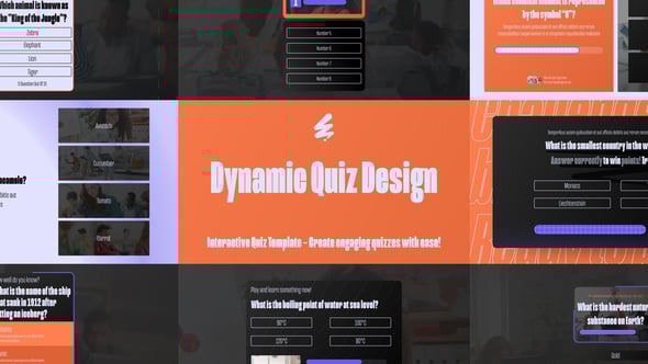 Videohive Stylish Quiz Design