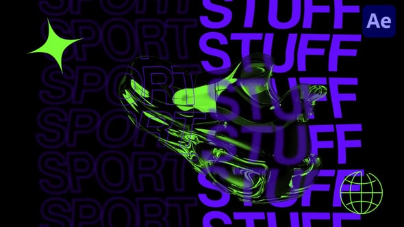 Videohive Sport Stuff Typography Intro