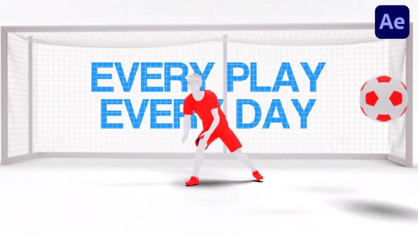 Videohive Soccer Typographic Intro