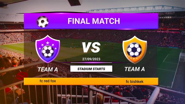 Videohive Football Final Match Event Promo