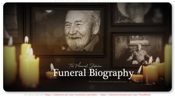 Videohive Funeral Memories Slideshow