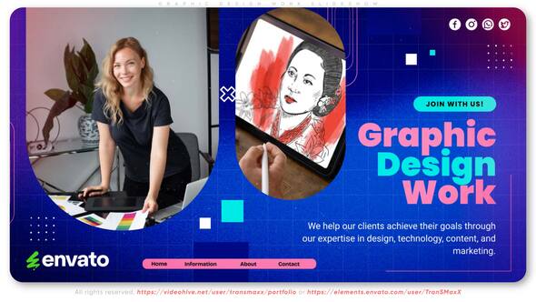Videohive Graphic Design Work Slideshow