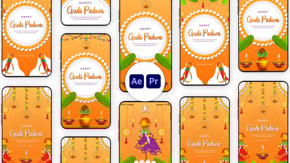 Videohive Happy Gudi Padwa Animated Instagram Story