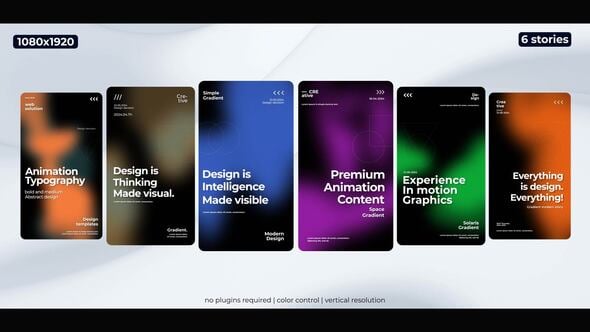 Videohive Solar Gradient Stories