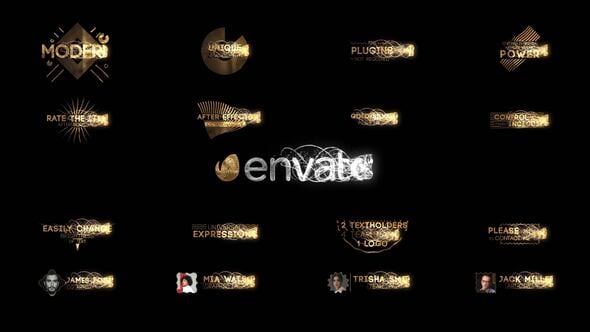 Videohive Golden Titles V.5
