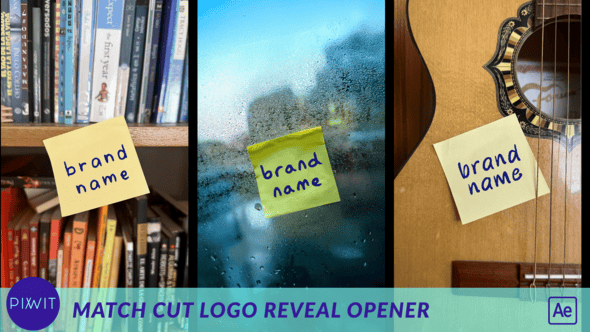 Videohive Match Cut Logo Reveal Opener