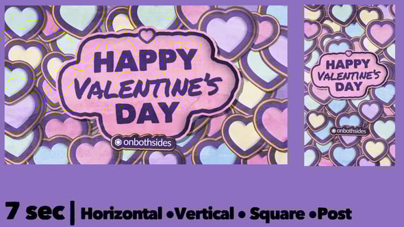 Videohive Valentine Stickers Opener