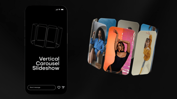 Videohive Vertical Carousel Slideshow