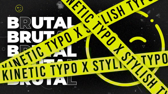 Videohive Brutalizm Typo