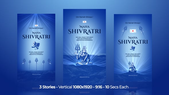Videohive Maha Shivratri Instagram Stories