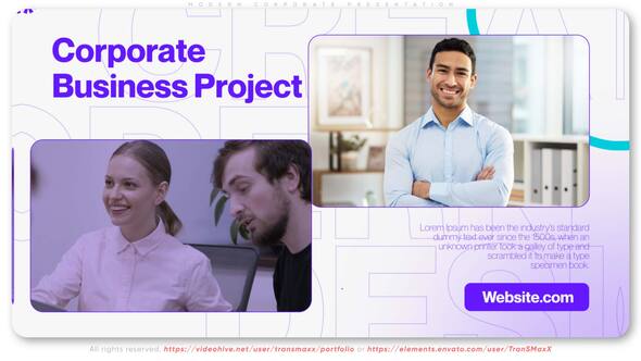 Videohive Modern Corporation Presentation 56401877