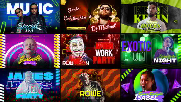 Videohive Music Freeze Frame