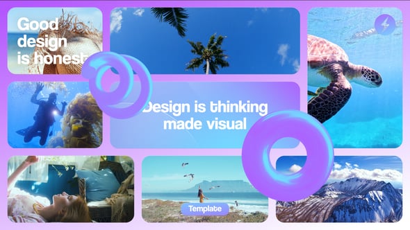 Videohive Vivid Grid Slides