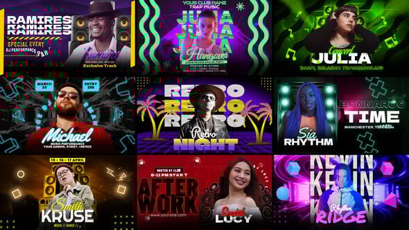 Videohive Party Freeze Frame