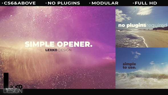 Videohive Simple Opener 22177621