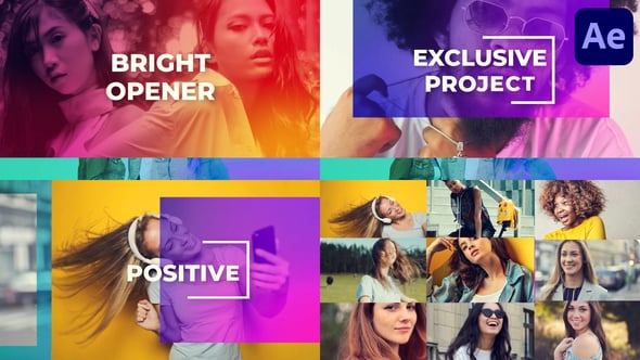Videohive Clean Bright Opener for After Effects