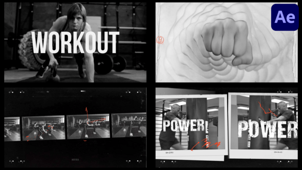 Videohive Workout for After Effects