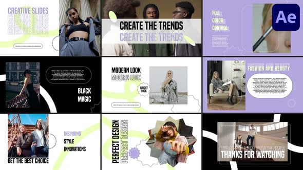 Videohive Fashion Creative Scenes for After Effects