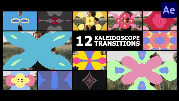Videohive Kaleidoscope Transitions for After Effects