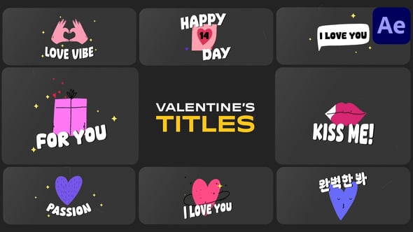 Videohive Valentines Titles | After Effects