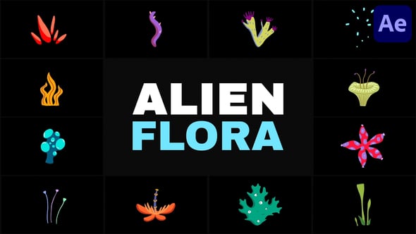 Videohive Alien Flora for After Effects