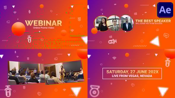Videohive Online Webinar Promo for After Effects