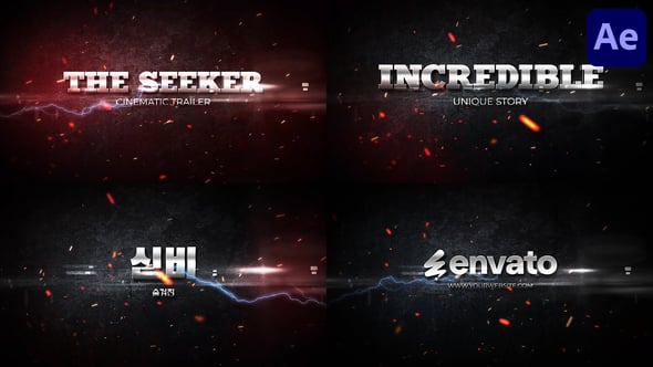 Videohive The Seeker Cinematic Trailer | After Effects