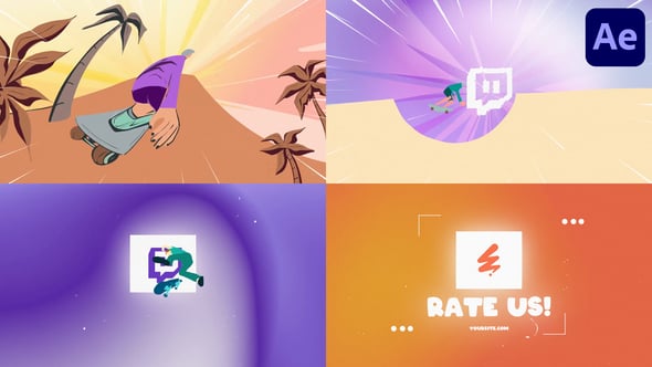 Videohive Skate Logo | After Effects