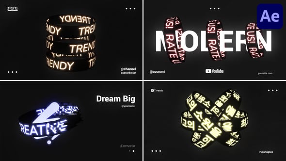 Videohive Kinetic Typography for After Effects 56487832