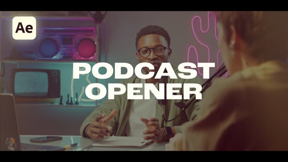Videohive Podcast Opener 56705226