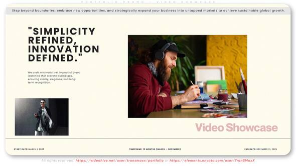 Videohive Portfolio Promo – Video Showcase