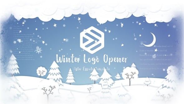 Videohive Minimal Winter Logo