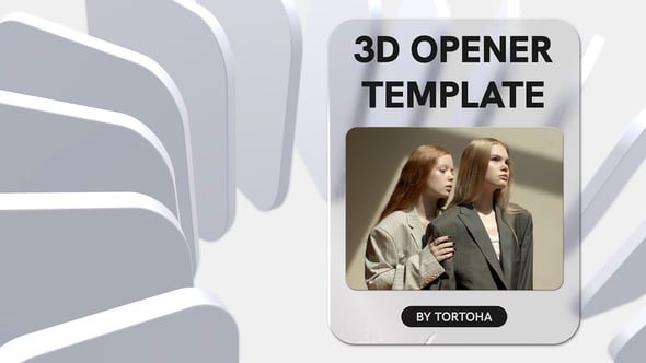 Videohive 3D Opener 57056192
