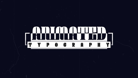 Videohive Animated Typography 57076389