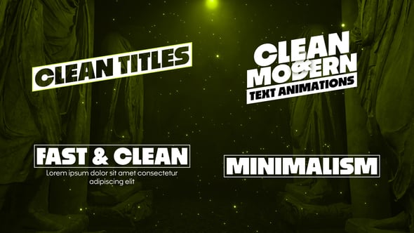 Videohive Clean Titles 56423071